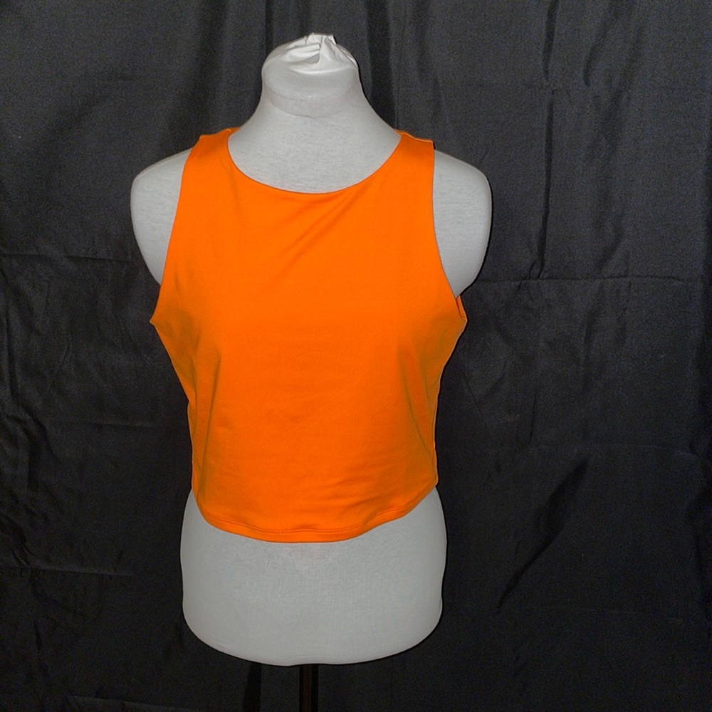 Efan Bright Orange Halter - workout or wear